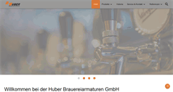 Desktop Screenshot of brauereiarmaturen.de